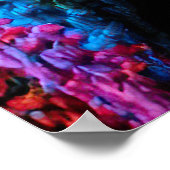 恋ピットブル犬がソファで寝る ポスター (角)