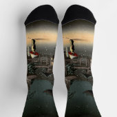 恋一 – 根津神社の雪 ソックス (上部)