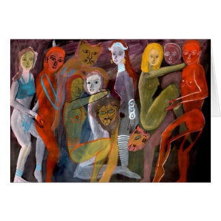 恋人およびライオンカード