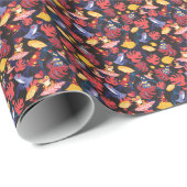 恋人たちのカエルのパターン ラッピングペーパー (ロールコーナー)