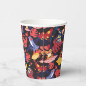 恋人たちのカエルのパターン 紙コップ (右)