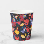 恋人たちのカエルのパターン 紙コップ (正面)