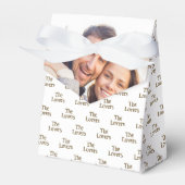 恋人たちのタロットカード ウェディングフォト | ホワイト フェイバーボックス (正面サイド)