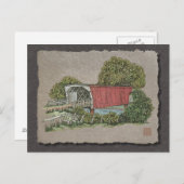 恋人たちの橋 ポストカード (正面/裏面)