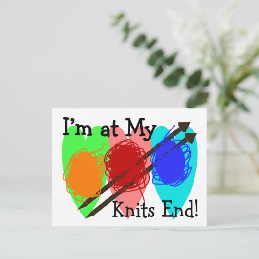 恋人たちの贈り物を編む ポストカード (スタンド正面)