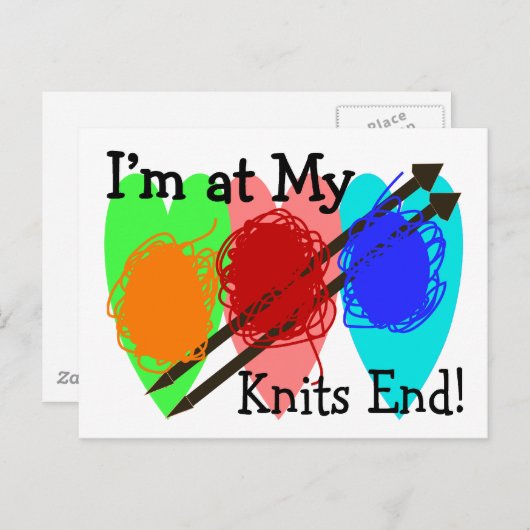 恋人たちの贈り物を編む ポストカード (正面/裏面)