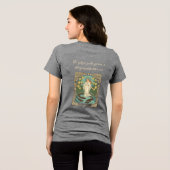 恋人たちの運勢を占うDwynwenの井戸とS トライブレンドTシャツ (裏面全面)