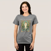 恋人たちの運勢を占うDwynwenの井戸とS トライブレンドTシャツ (正面全面)
