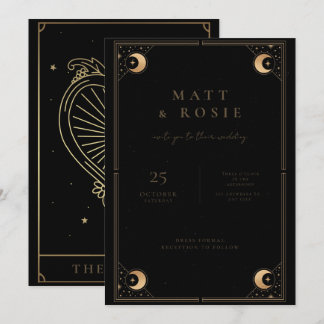 恋人たちを誘う、タロットウェディング招待状 招待状