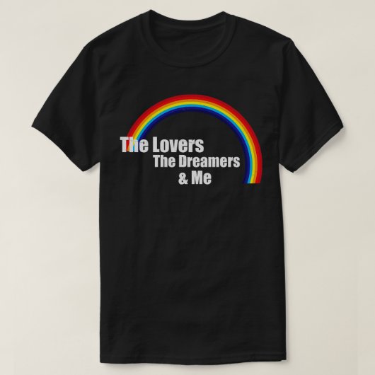 恋人たち夢想家と私 Tシャツ (デザイン正面)