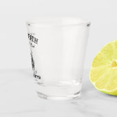 恋人たち死のゴシック結婚人パーソナライズされた ショットグラス (右)