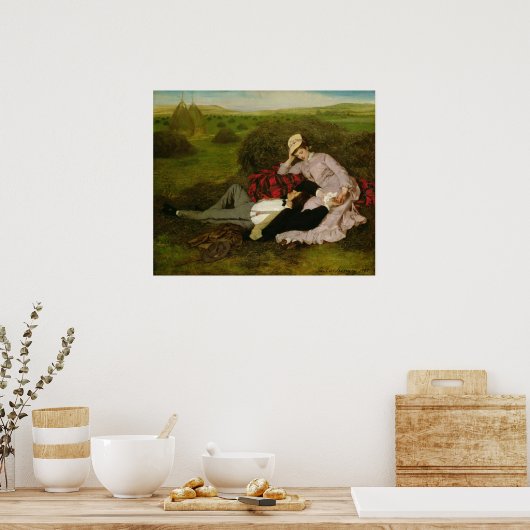 恋人たち1870年 ポスター (キッチン)