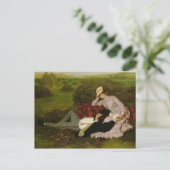 恋人たち1870年 ポストカード (スタンド正面)