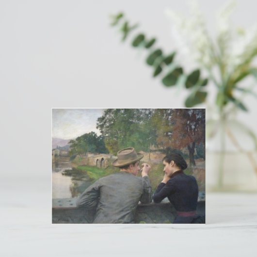 恋人たち1888年 ポストカード (スタンド正面)