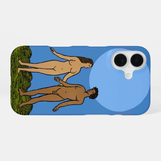 恋人たち iPhone 16ケース (裏面横)