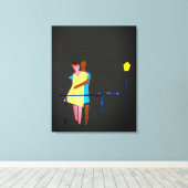 恋人とライトロスアマンテス キャンバスプリント (インサイチュ (ウッドフロア))