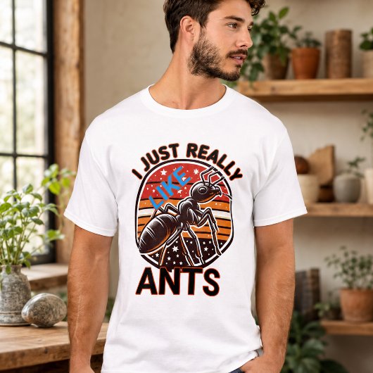 恋人にアリが好きな人へ Tシャツ