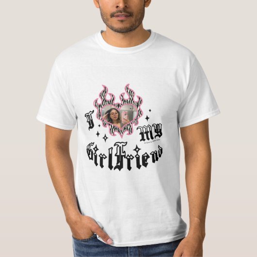 恋人に夢中 - シマウマ - DingusDesign Tシャツ (正面)
