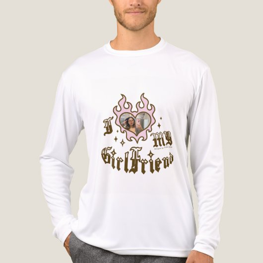 恋人に夢中 - ブラウン - DingusDesign トライブレンドＴシャツ (正面)
