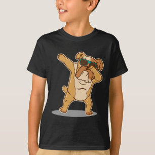 恋人に英語のブルドッグ Tシャツ