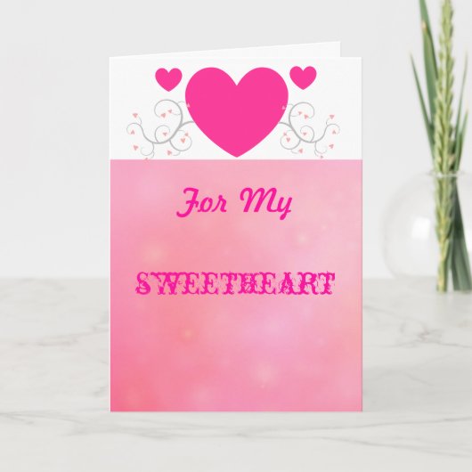 恋人のために カード (正面)