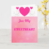 恋人のために カード (黄色い花)