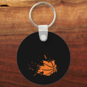 恋人のためのバスケットボール キーホルダー (正面)