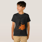 恋人のためのバスケットボール Tシャツ (正面フル)