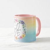 恋人のためのバレンタインのマグカップ マグカップ (正面右)