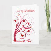 恋人のためのバレンタインデーカード シーズンカード (正面)