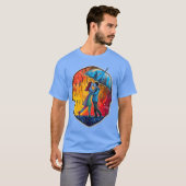 恋人のためのミュージカルシャワーの贈り物 Tシャツ (正面フル)