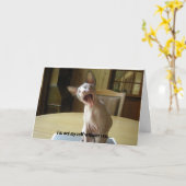 恋人のための挨拶状 カード (黄色い花)