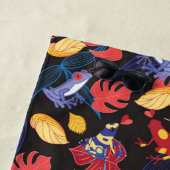 恋人のカエルのあなたの一流の|パターンを加えて下さい ビーチタオル (インサイチュ)