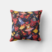 恋人のカエルのパターン クッション (裏面)