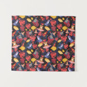 恋人のカエルのパターン タペストリー (正面(横))