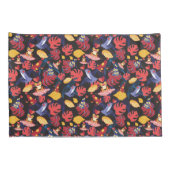 恋人のカエルのパターン 枕カバー (裏面-右)