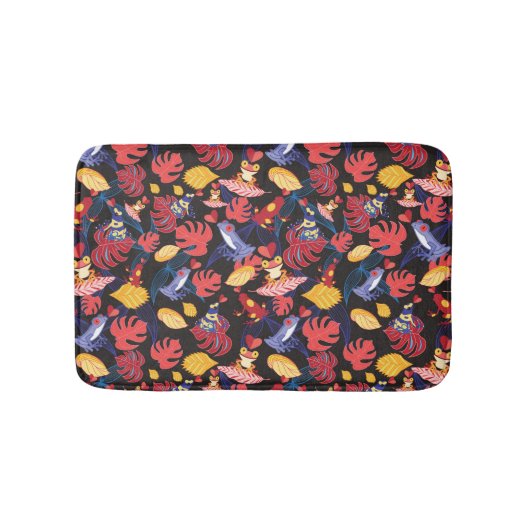 恋人のカエルの型 バスマット (正面)