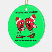 恋人のクリスマス セラミックオーナメント (左)