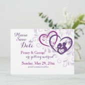 恋人のセーブ・ザ・デート案内 招待状 (スタンド正面)