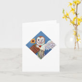 恋人のノートカード カード (黄色い花)