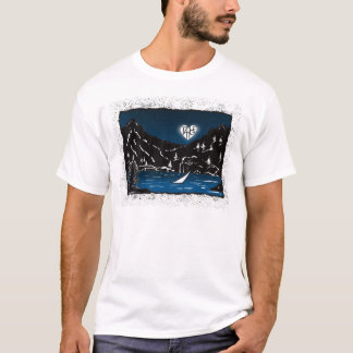 恋人のハート®タホマウンテン恋人Tシャツ Tシャツ