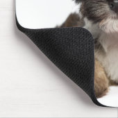 恋人のバレンタインのHavaneseの小犬 マウスパッド (コーナー)