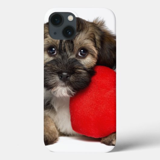 恋人のバレンタインのHavaneseの小犬 Case-Mate iPhoneケース (裏面)