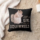 『恋人のリス』 クッション (ブランケット)