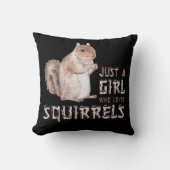 『恋人のリス』 クッション (正面)