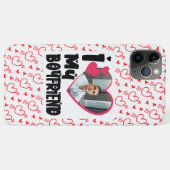 恋人の写真のケパーソナライズされたースメイトが好き Case-Mate iPhoneケース (裏面(横))