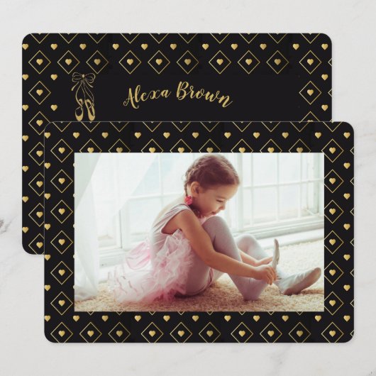 恋人の写真フレーム 招待状 (正面/裏面)