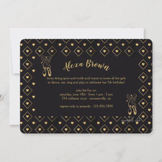 恋人の写真フレーム 招待状 (裏面)