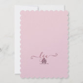 恋人の夕焼けの招待状 招待状 (裏面)