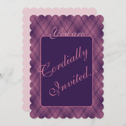 恋人の夕焼けの招待状 招待状 (正面/裏面)